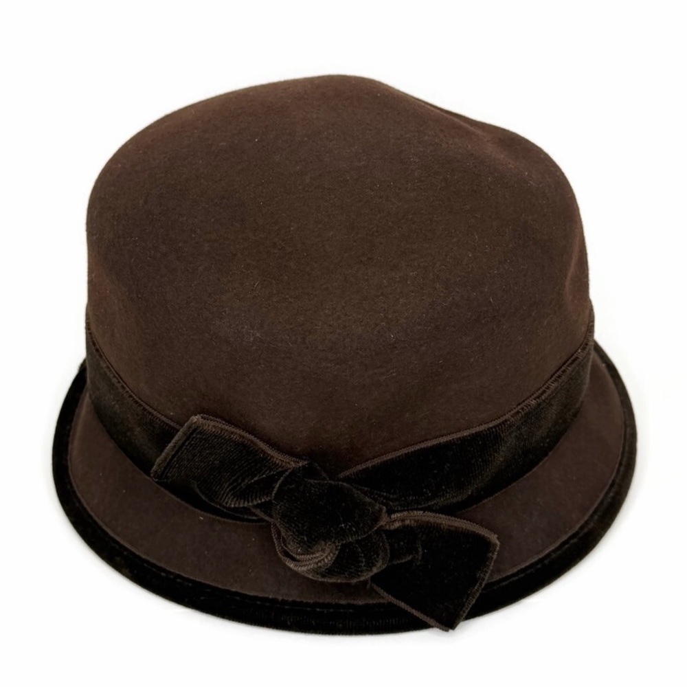 Vintage Bloomingdale’s Brown Wool Hat